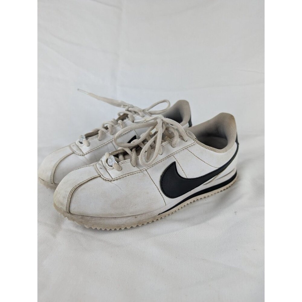 NIKE Cortez 72 904764 102 White Black Shoes Sneakers KIDS Size 7Y Women size 8.5